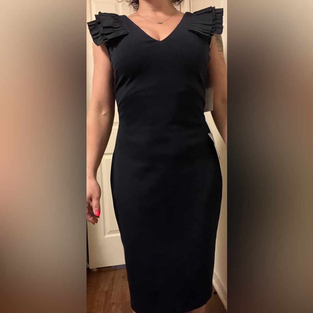 Chelsea28 Black Backless Dress